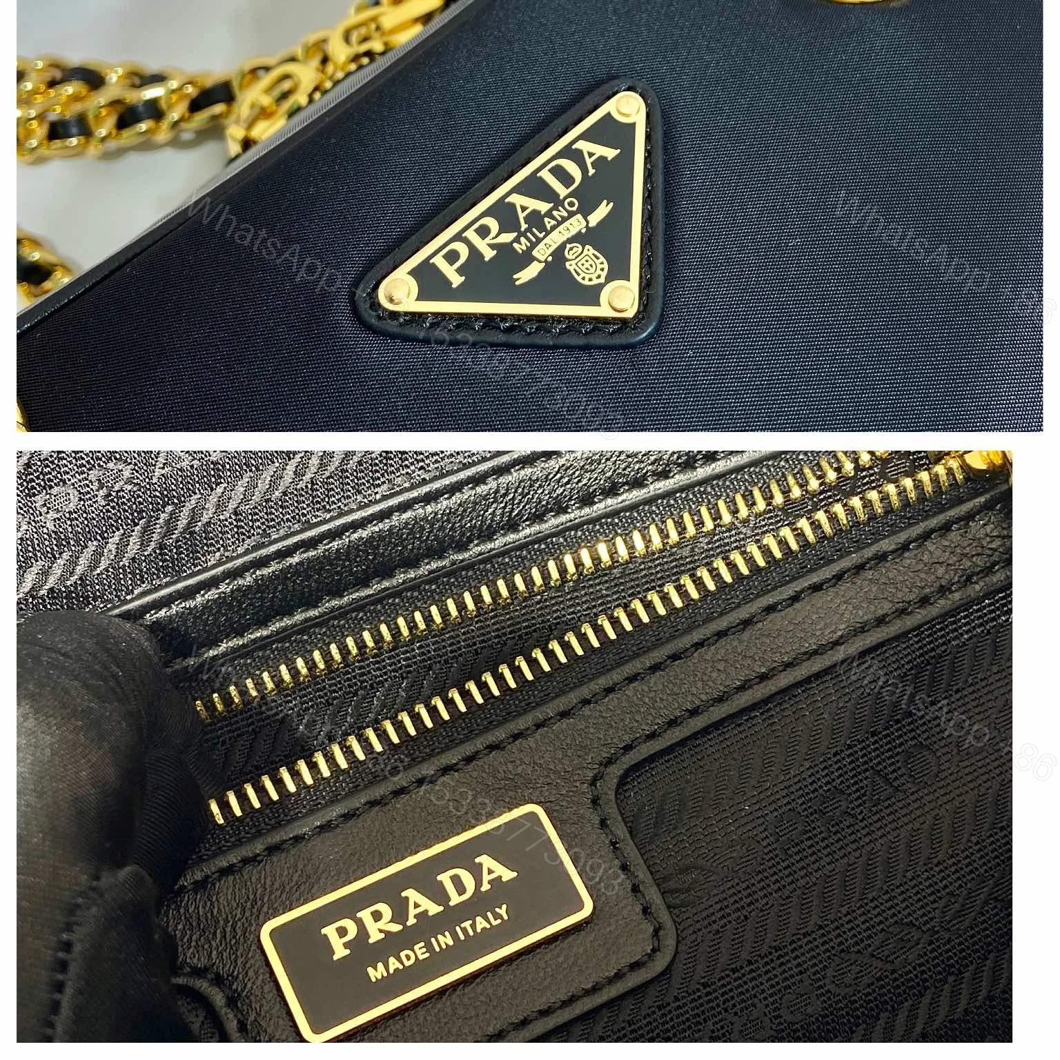 View 9 of 高仿Prada*ReEdition系列單肩包1BB121A中號免檢版