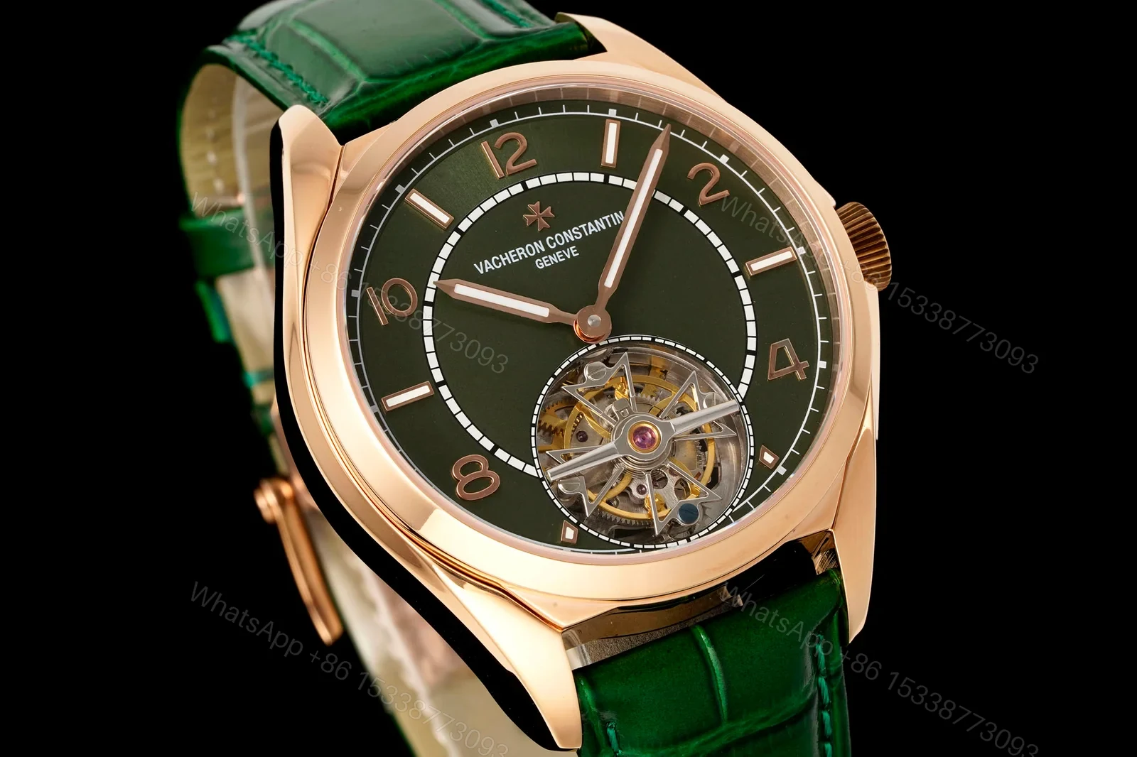 View 3 of Vacheron Constantin FiftySix Tourbillon 6000E Rose Gold Watch 41mm Ultimate Edition RG-VC-FIFTYSIX-6000E-TOURBILLON-41