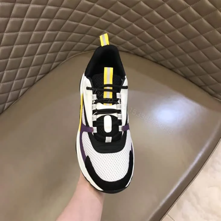 View 5 of B22 SNEAKER TECHNICAL MESH WITH AND CALFSKIN – CD111