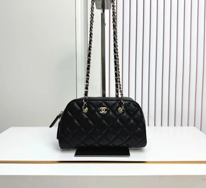 Chanel Mini Bowling Clutch with Chain Dupe 62153 — view 1