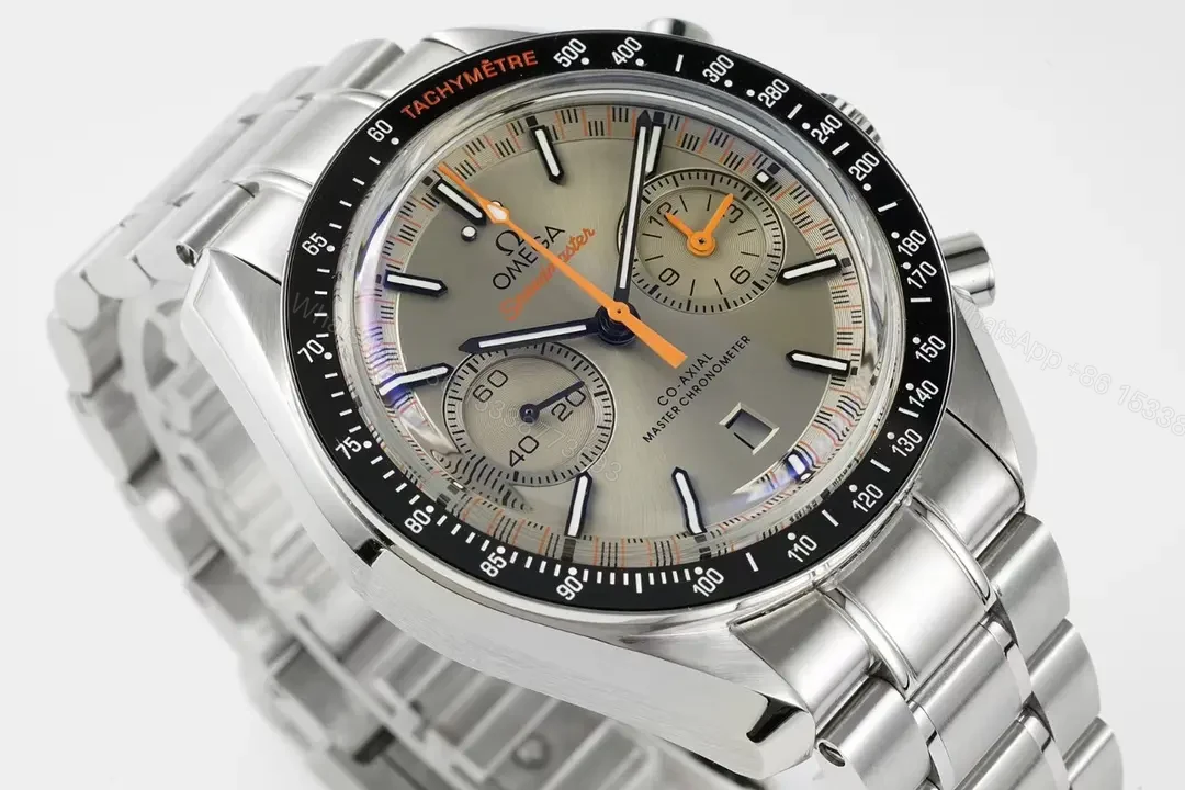 View 2 of Omega Speedmaster Racing Chronograph Stainless Steel with Grey Dial and Sapphire Crystal