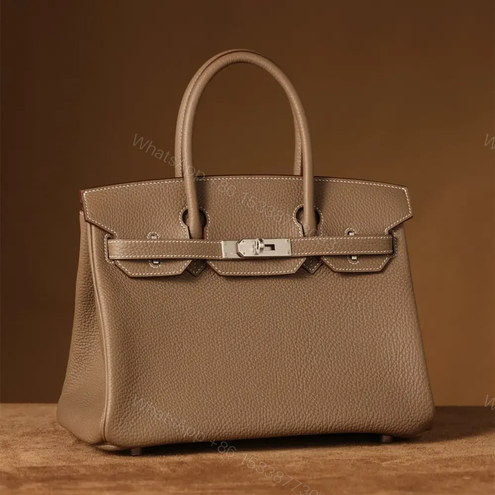 View 4 of 高仿Hermes*Birkin30大象灰銀扣免檢版