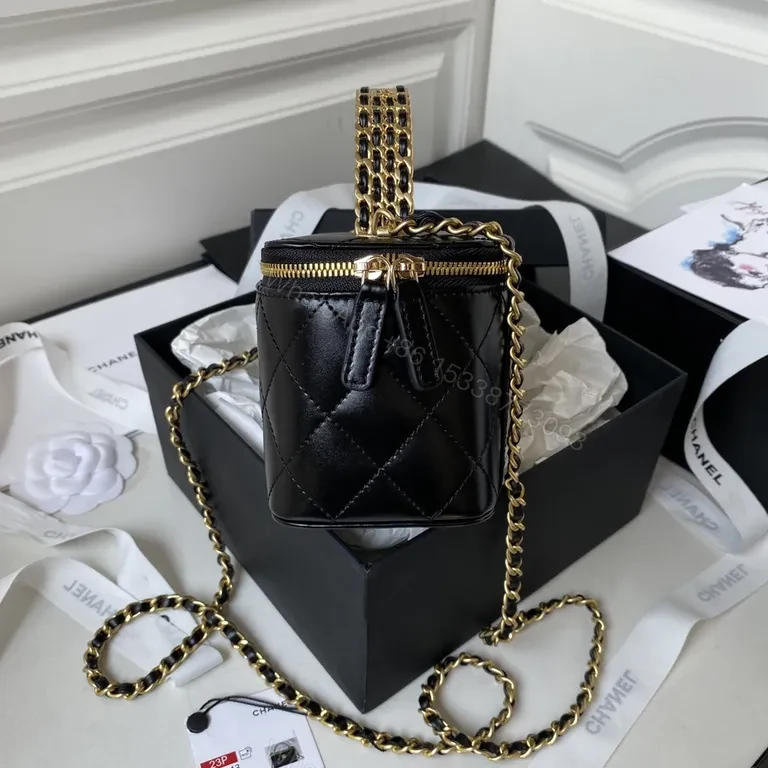 View 3 of Quilted Lambskin Mini Bag: Timeless Luxury, Modern Versatility