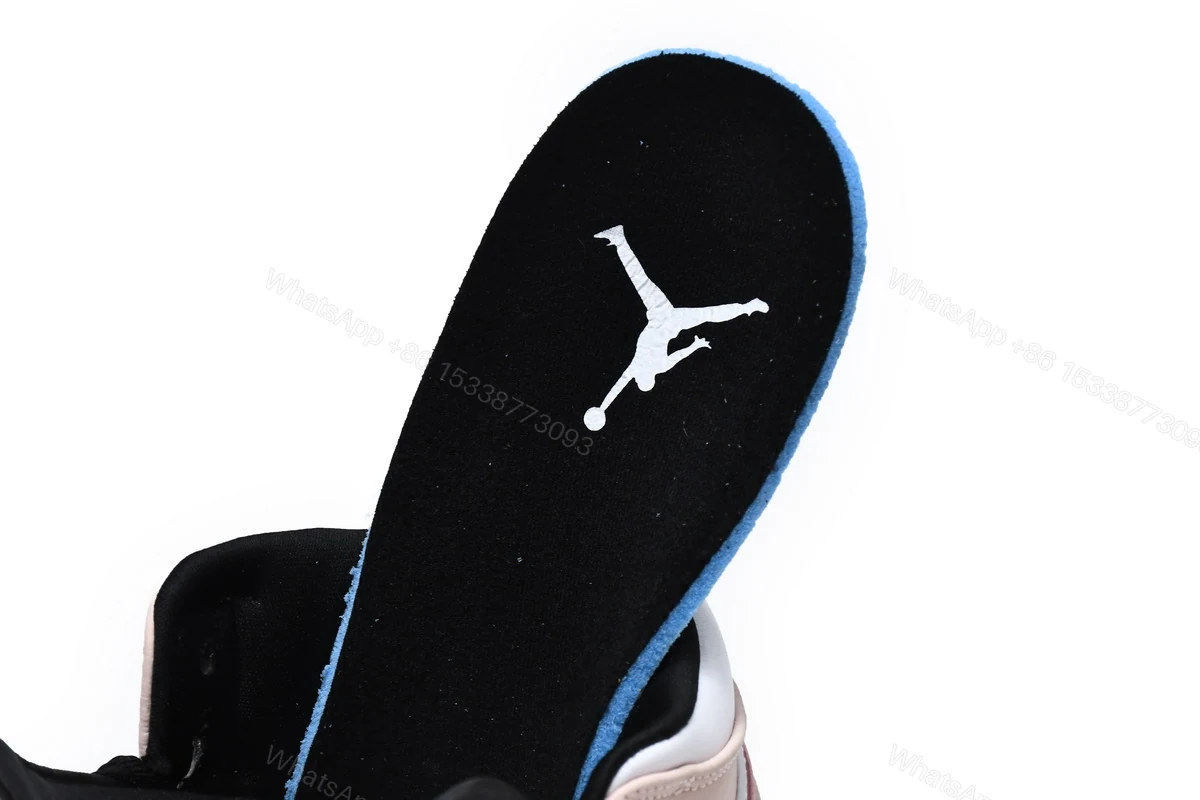 View 9 of Air Jordan 1 Mid Crimson Tint Toe (GS) 554725-133