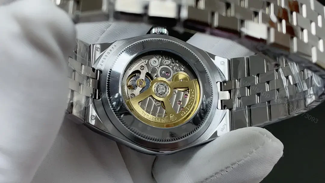 View 6 of Rolex Land-Dweller 40 White Honeycomb replica 40MM White Rolesor Flat Jubilee 127334-0001