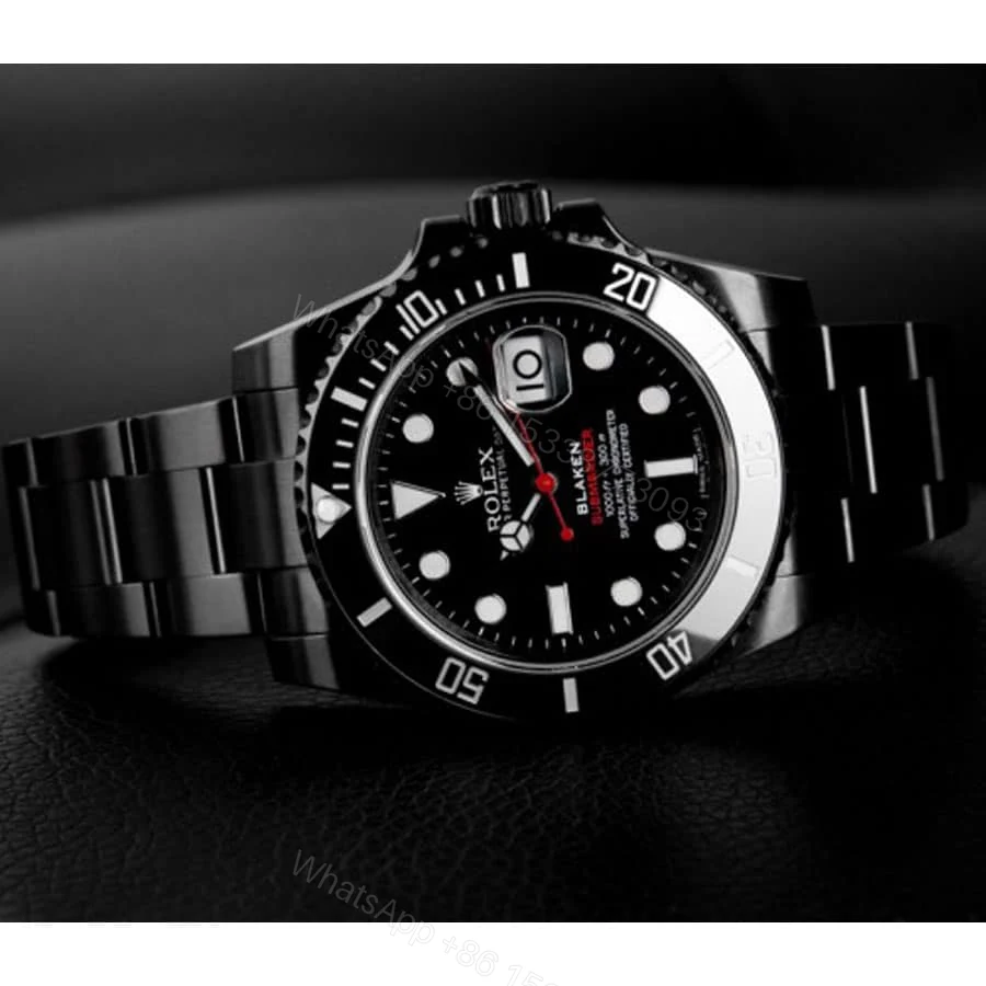 View 3 of Rolex Submariner 116610LN Super Clone : Blaken Blackout Custom 40mm