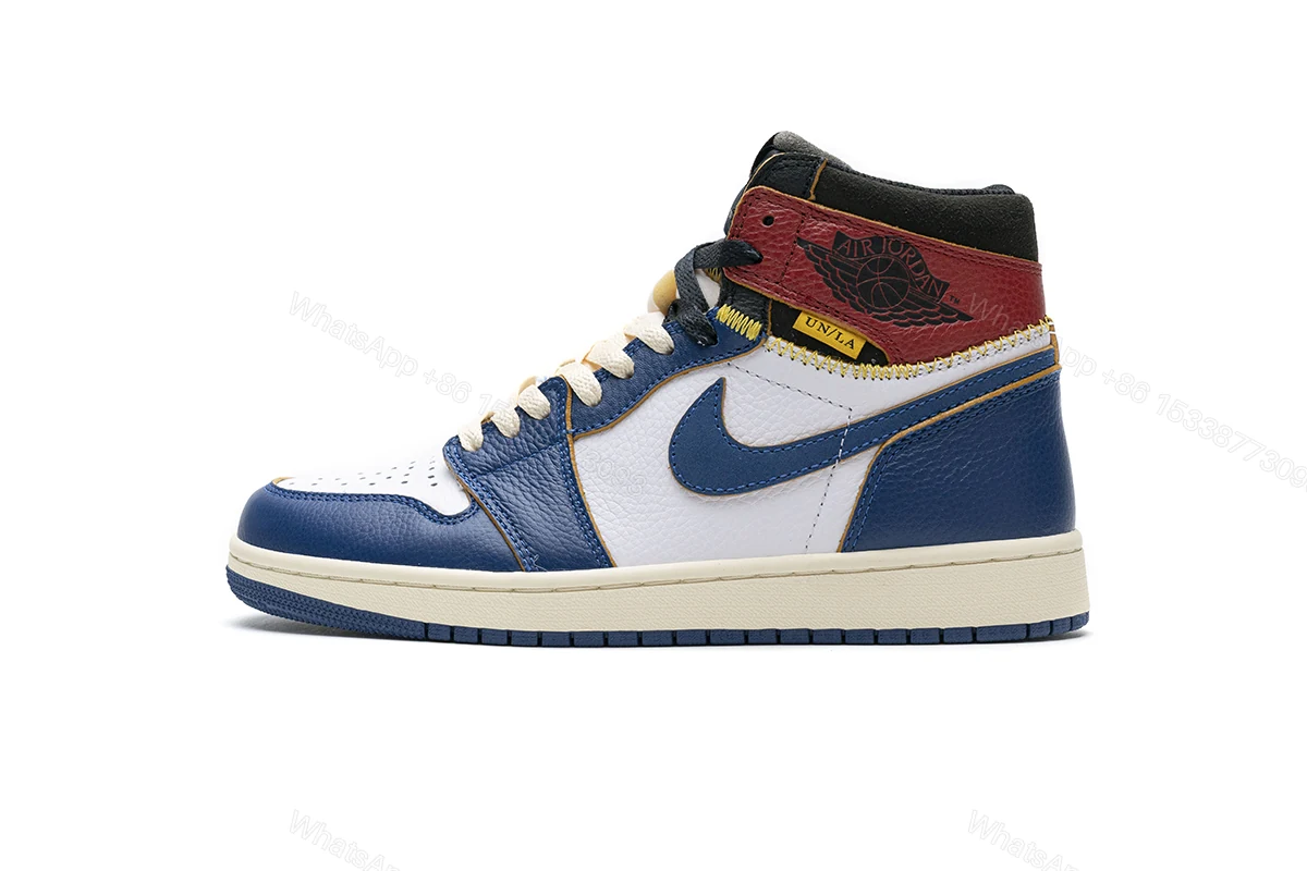 View 12 of Air Jordan 1 Retro High Union Los Angeles Blue Toe BV1300-146