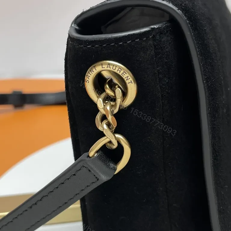 View 9 of Compact Velvet Clutch with Gold Hardware â€“ Night-Out Essential