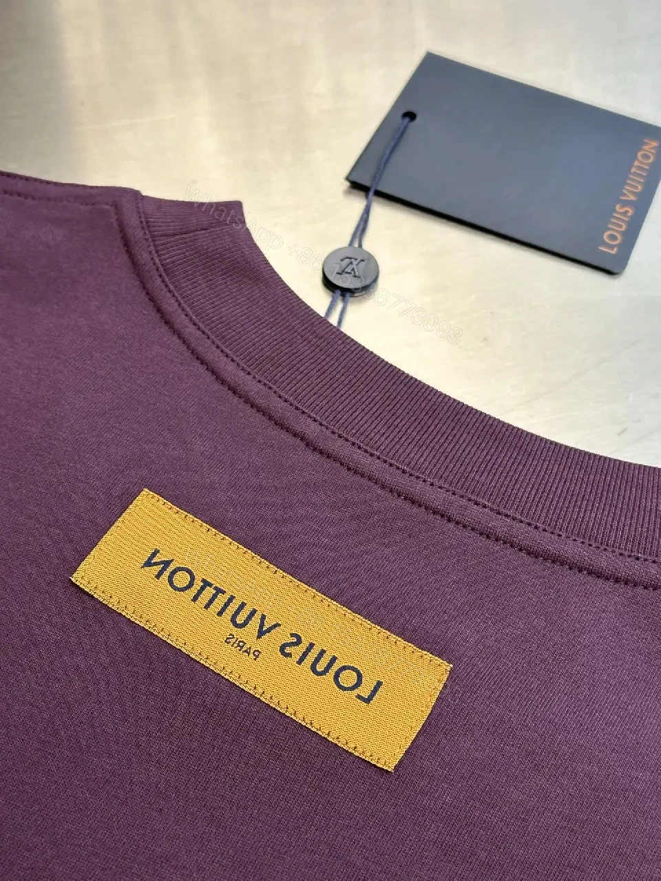 View 11 of Chunky-Cut Cotton Tee: Oversized Luxe Logo Top