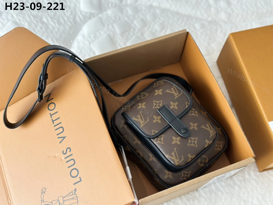 View 5 of LOUIS VUITTON CHRISTOPHER WEARABLE WALLET MONOGRAM BROWN 18CM M69404