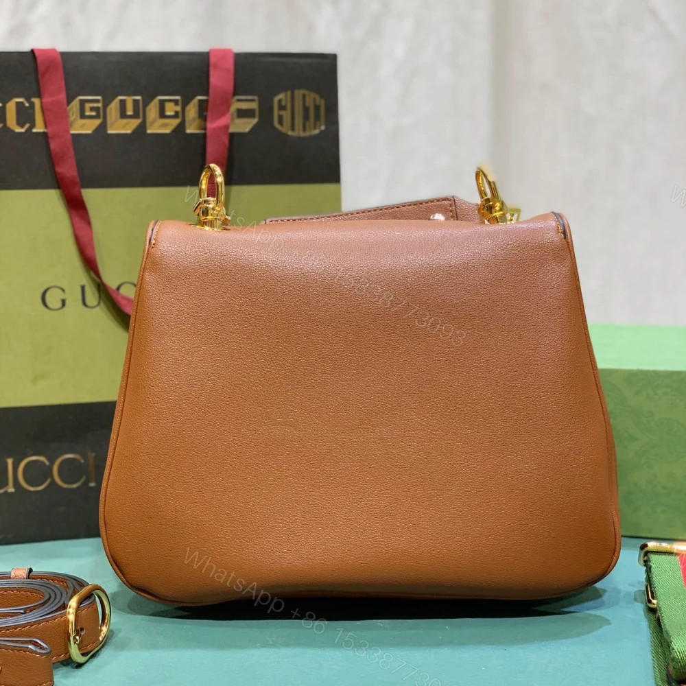 View 6 of Gucci Blondie Medium Top Handle Bag Brown 29Cm