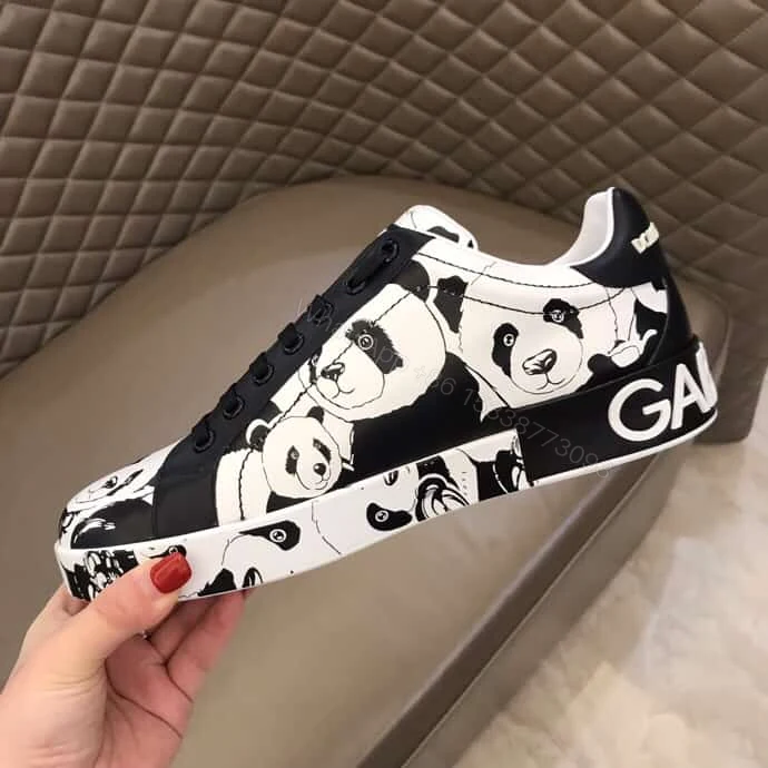 View 4 of DOLCE & GABBANA PORTOFINO SNEAKERS IN PRINTED NAPPA CALFSKIN – DG 11