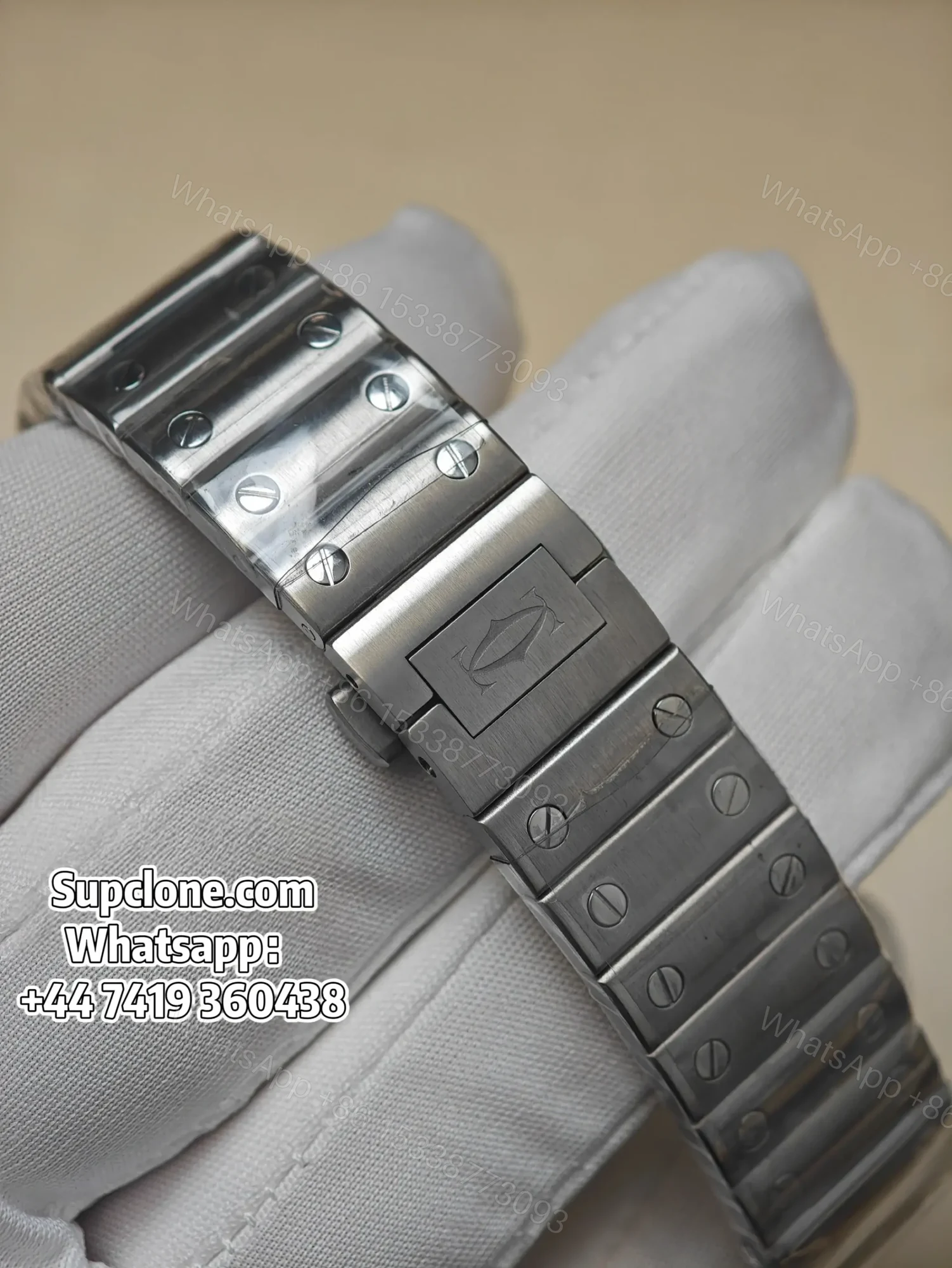 View 7 of Cartier Santos WSSA0029 35.1mm Grey Dial Super Clone Watch
