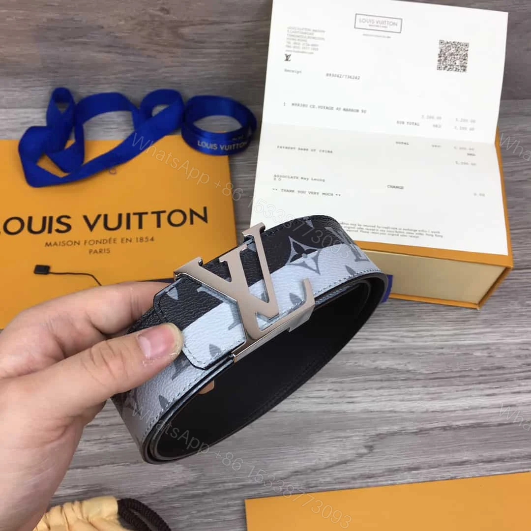 View 6 of LOUIS VUITTON BELT INITIALES MONOGRAM E.CLIPSE SPLIT OUTDOOR BELT – B98
