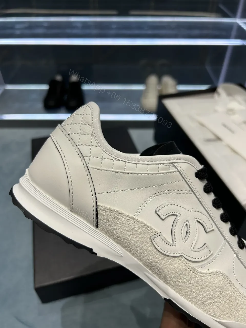 View 3 of White Leather Sneaker, Minimalist Luxe, All-Day Comfort, Premium Streetwear Sneaker