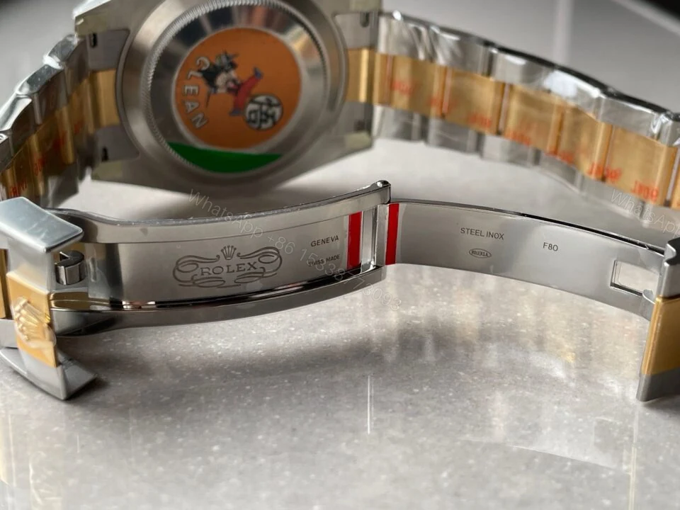 View 16 of CLEAN FACTORY 1:1 Rolex Submariner 116613LB Bluesy 904L YG/SS Blue Dial VR3235