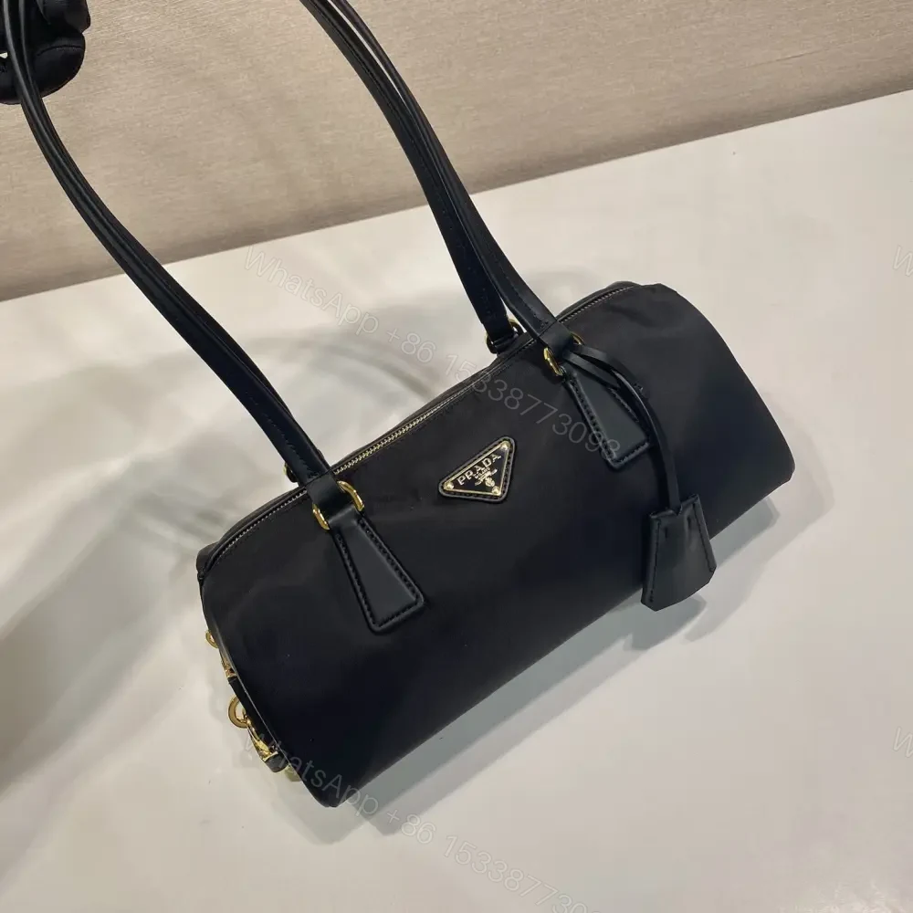 View 4 of 高仿Prada*RE-Nylon系列1BB27手提單肩包中號黑色免檢版