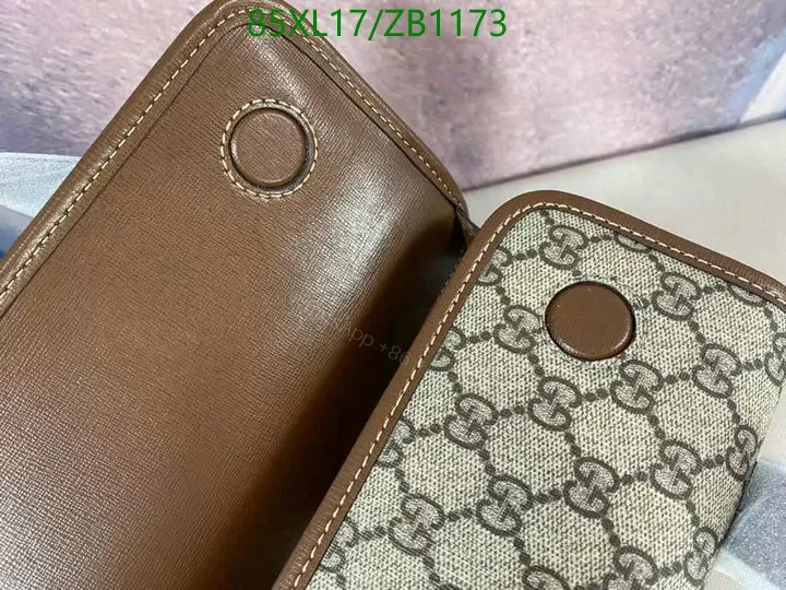 View 6 of 1955 Beige Gucci Faux Horsebit Mini Bag Crafted in Leather SG94PU