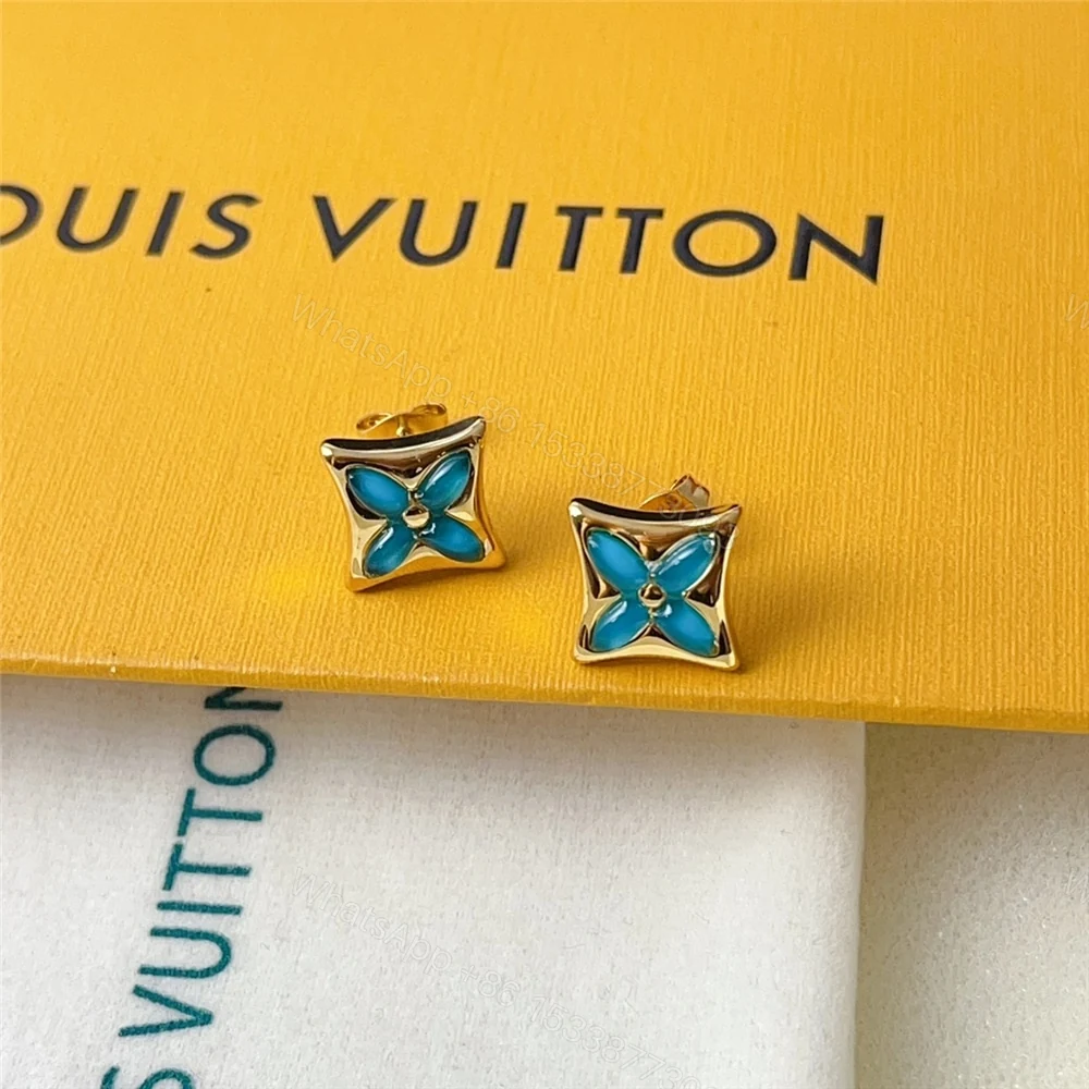View 2 of LOUIS VUITTON COLOR BLOSSOM BB STAR EAR STUD YELLOW GOLD Q16641