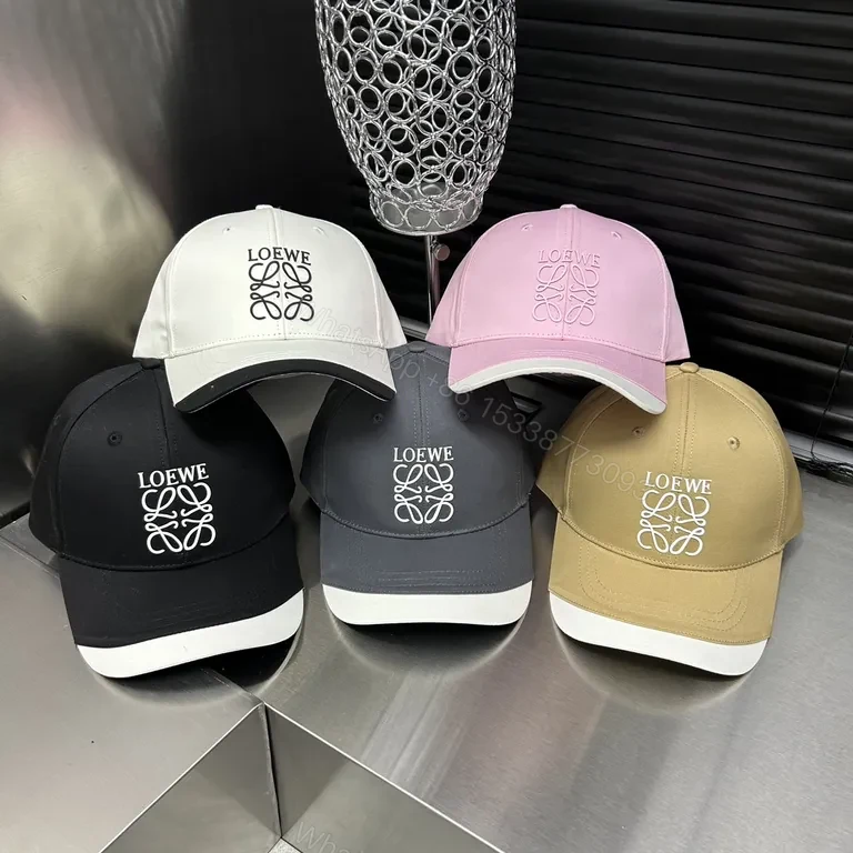 View 2 of Bold Logo Cap with Contrast Brim â€” Luxury Everyday Headwear