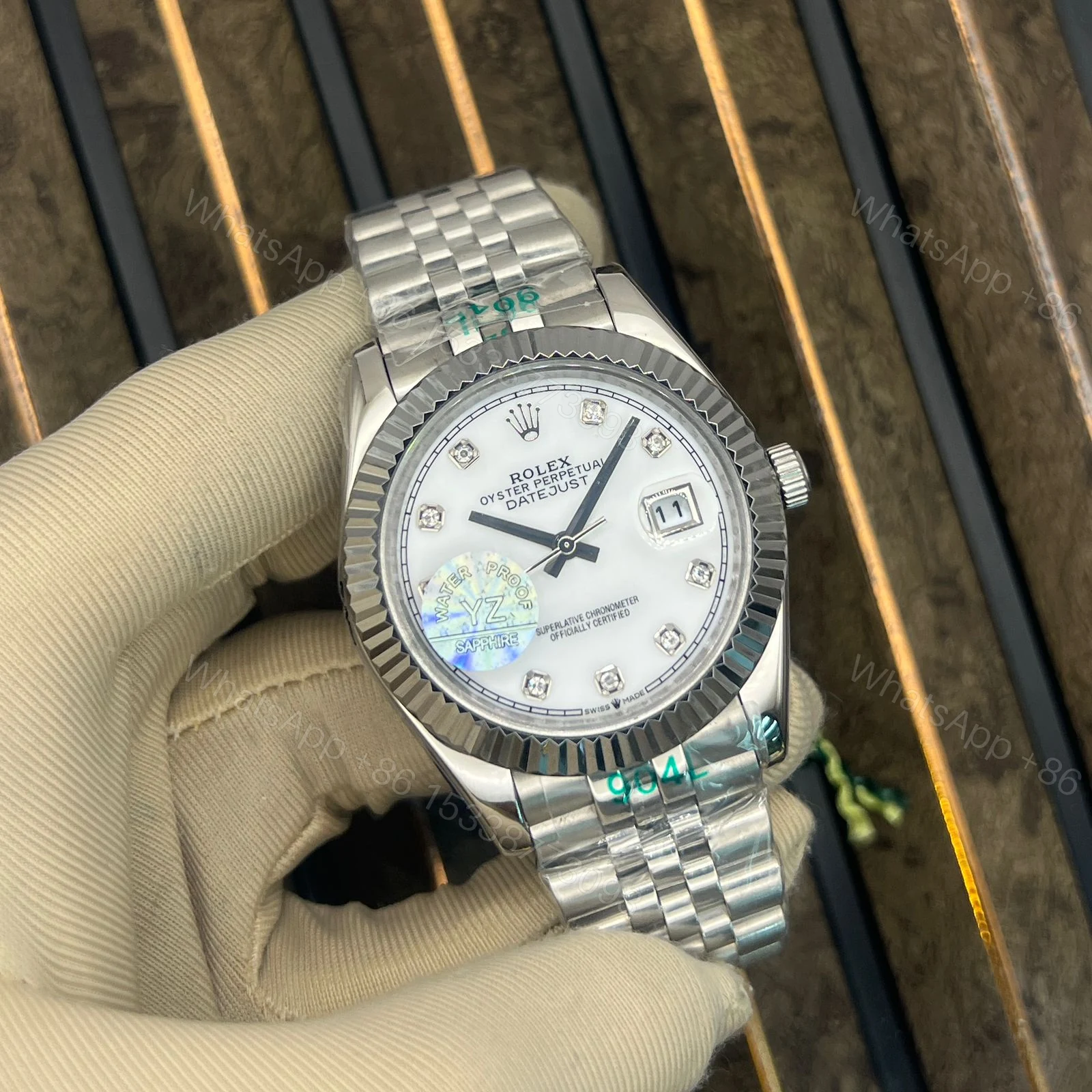 View 6 of Rolex Datejust Diamond Watch