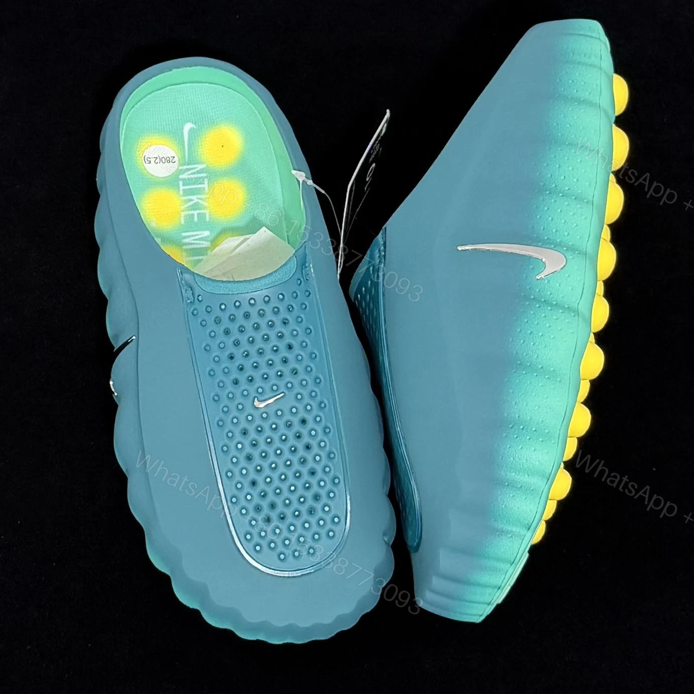 View 9 of Mind 001 Slide Geode Teal Light Menta