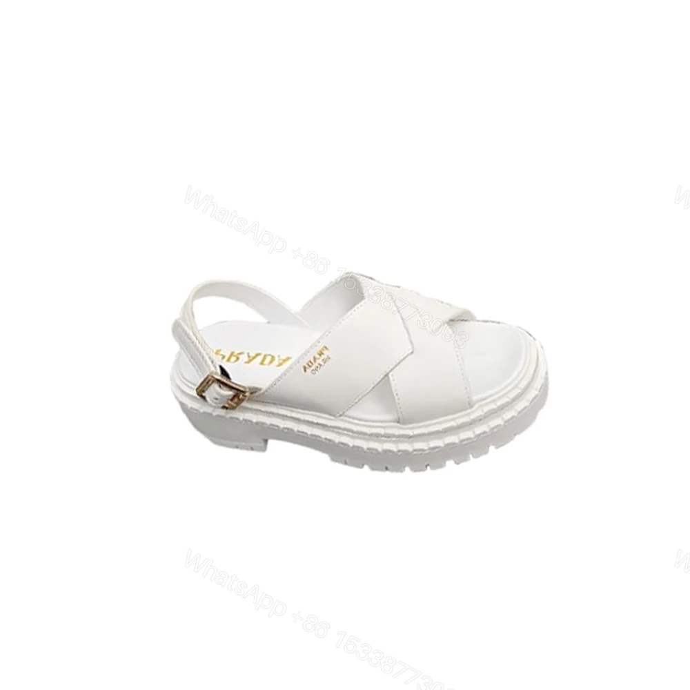 PRADA Crisscross Leather Sandals 621770 — view 1