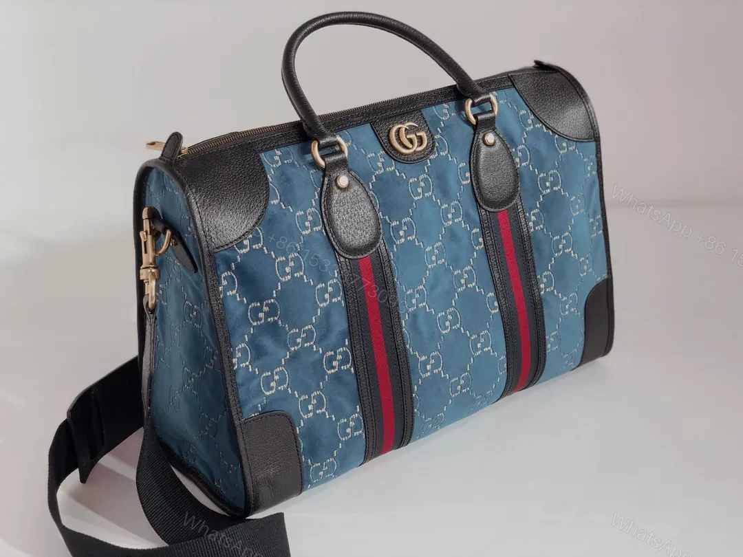 View 3 of GUCCI Velvet GG Monogram Textured Calfskin