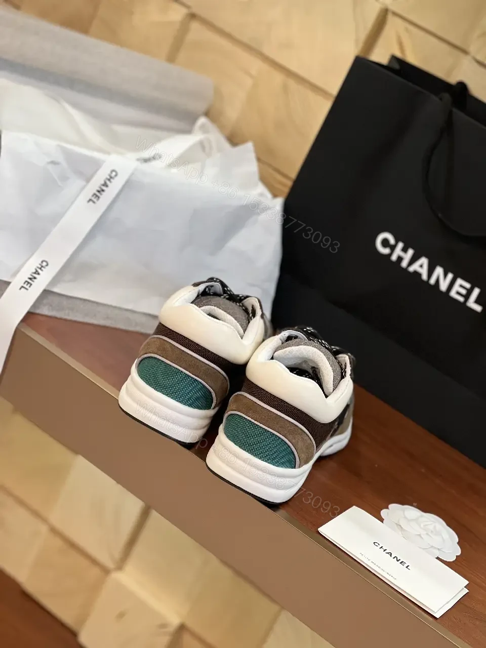 View 8 of Teal-Accented Suede Knit High-Tops: Designer-Influenced Comfort