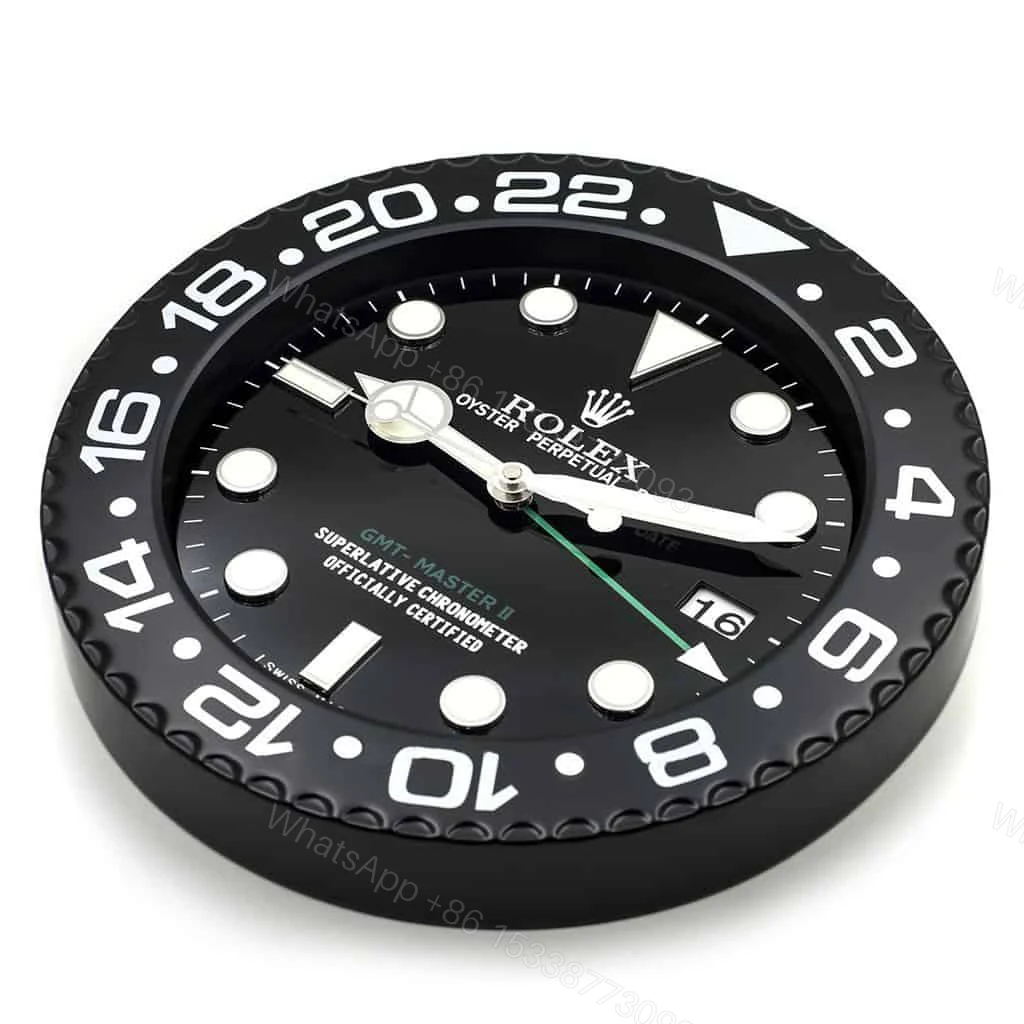 View 2 of ROLEX WALL CLOCK – GMT MASTER II BLACK