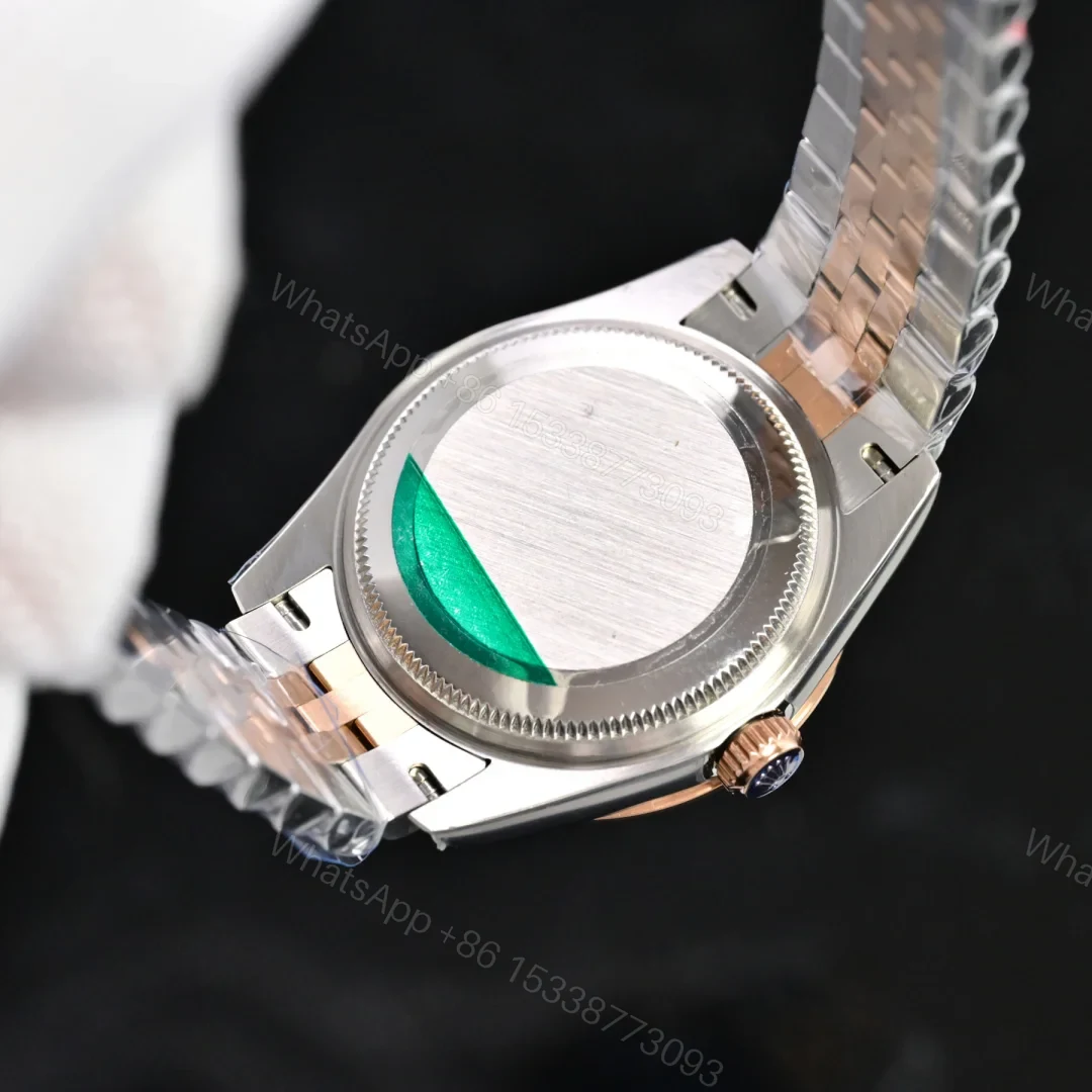 View 9 of Rolex Datejust 31 Stainless Steel Rose Gold Diamond Aubergine – Roman Dial Jubilee 278381RBR-0020