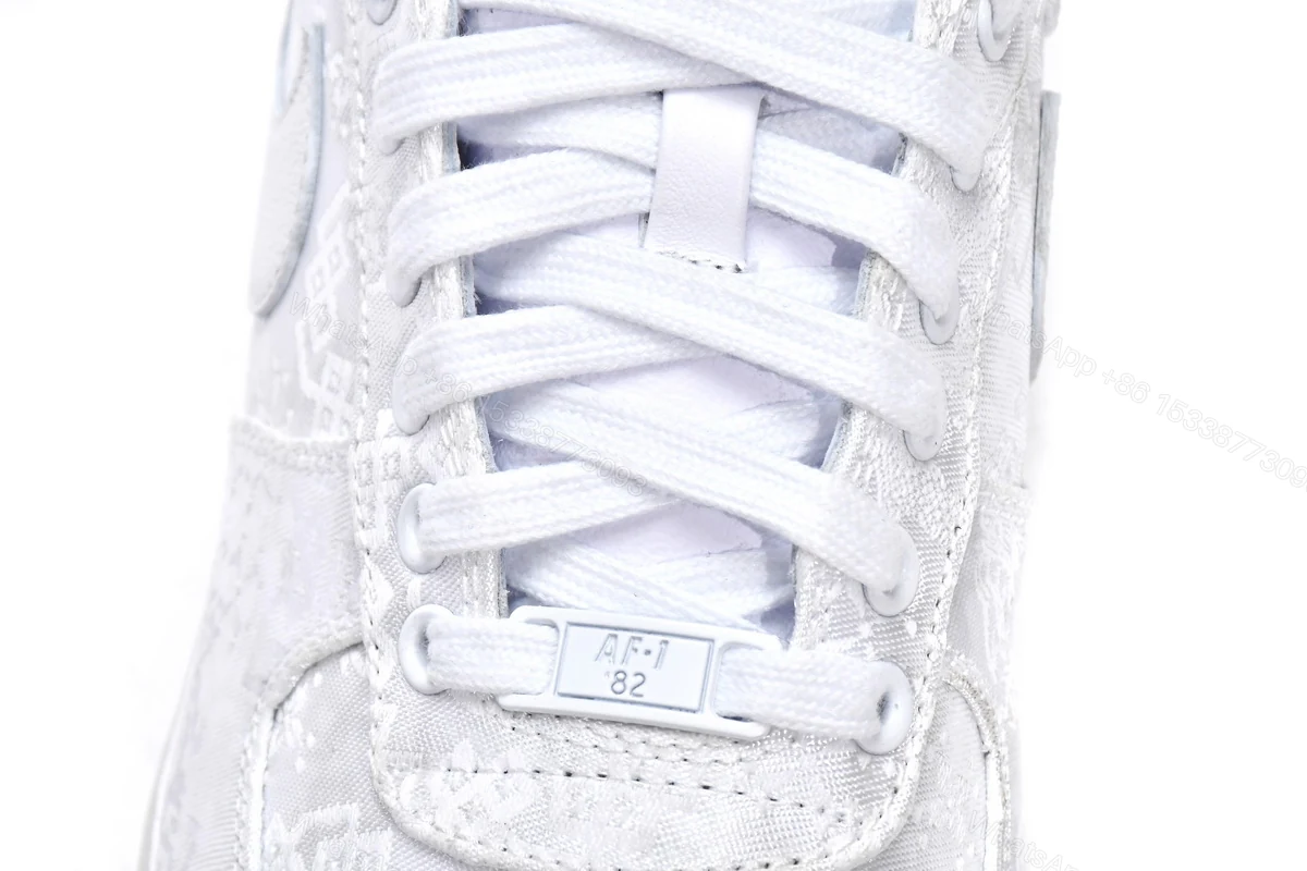 View 6 of CLOT x Nike Air Force 1 Premium White AO9286-100