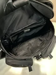 View 3 of CROSSBODY BAG 29 IN BLACK RE-NYLON AND CALFSKIN TRIM