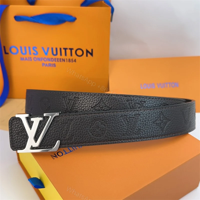 View 2 of LOUIS VUITTON LV DIMENSION 30MM DOUBLE SIDED BELT BLACK M8854U