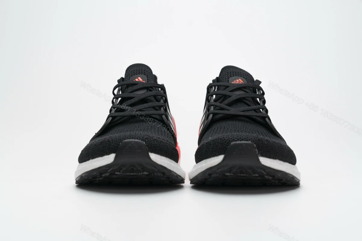 View 4 of Adidas Ultra Boost 20 Core Black Signal Coral EG0756