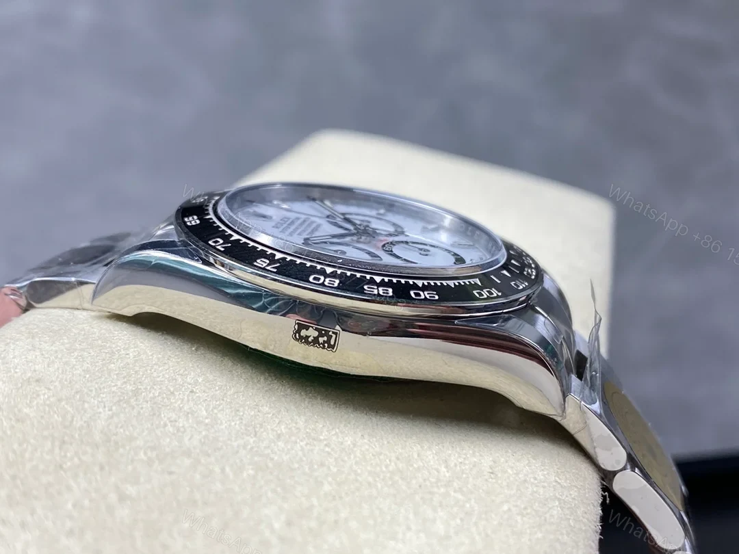 View 5 of Rolex Cosmograph Daytona VSF Weighted Stainless Steel Cerachrom White Oyster 126500LN-0001