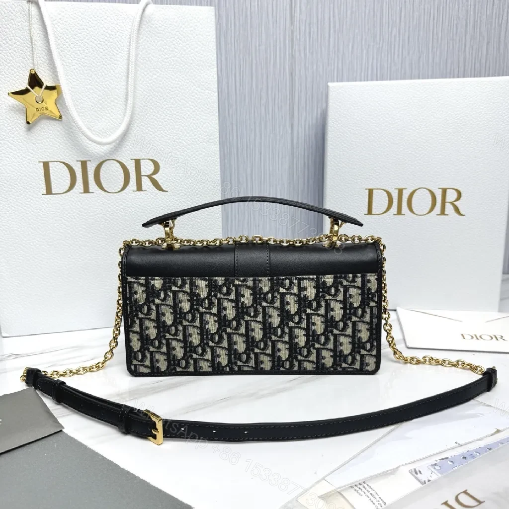 View 7 of Chic Leather Monogram Mini Bag: Structured Luxury
