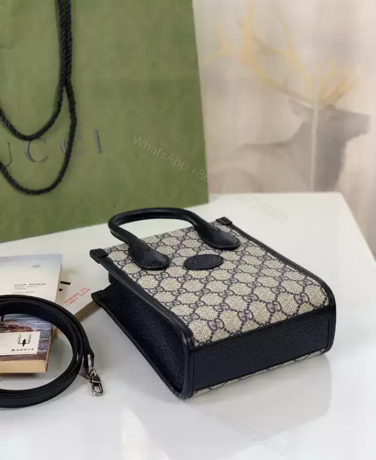 View 6 of MINI TOTE BAG WITH INTERLOCKING G – GBC068