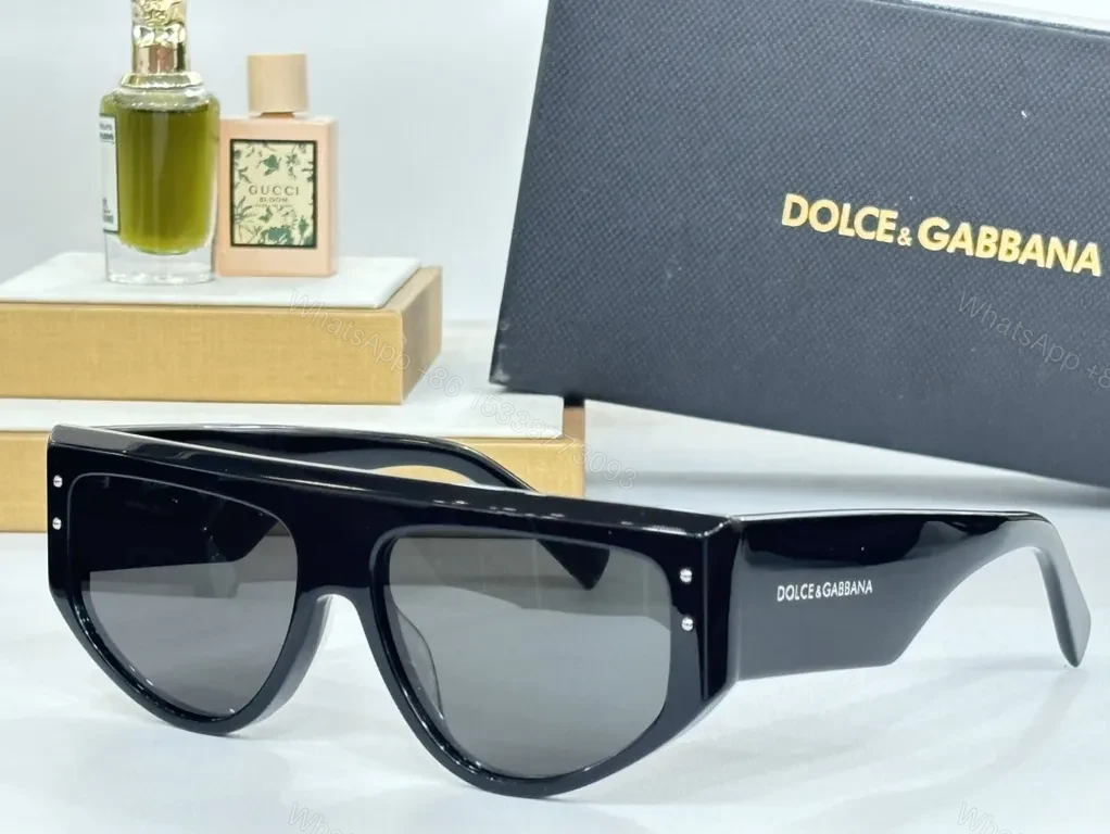 View 7 of Dolce & Gabbana Black Acetate Sunglasses â€“ Luxe Cat-Eye Glow