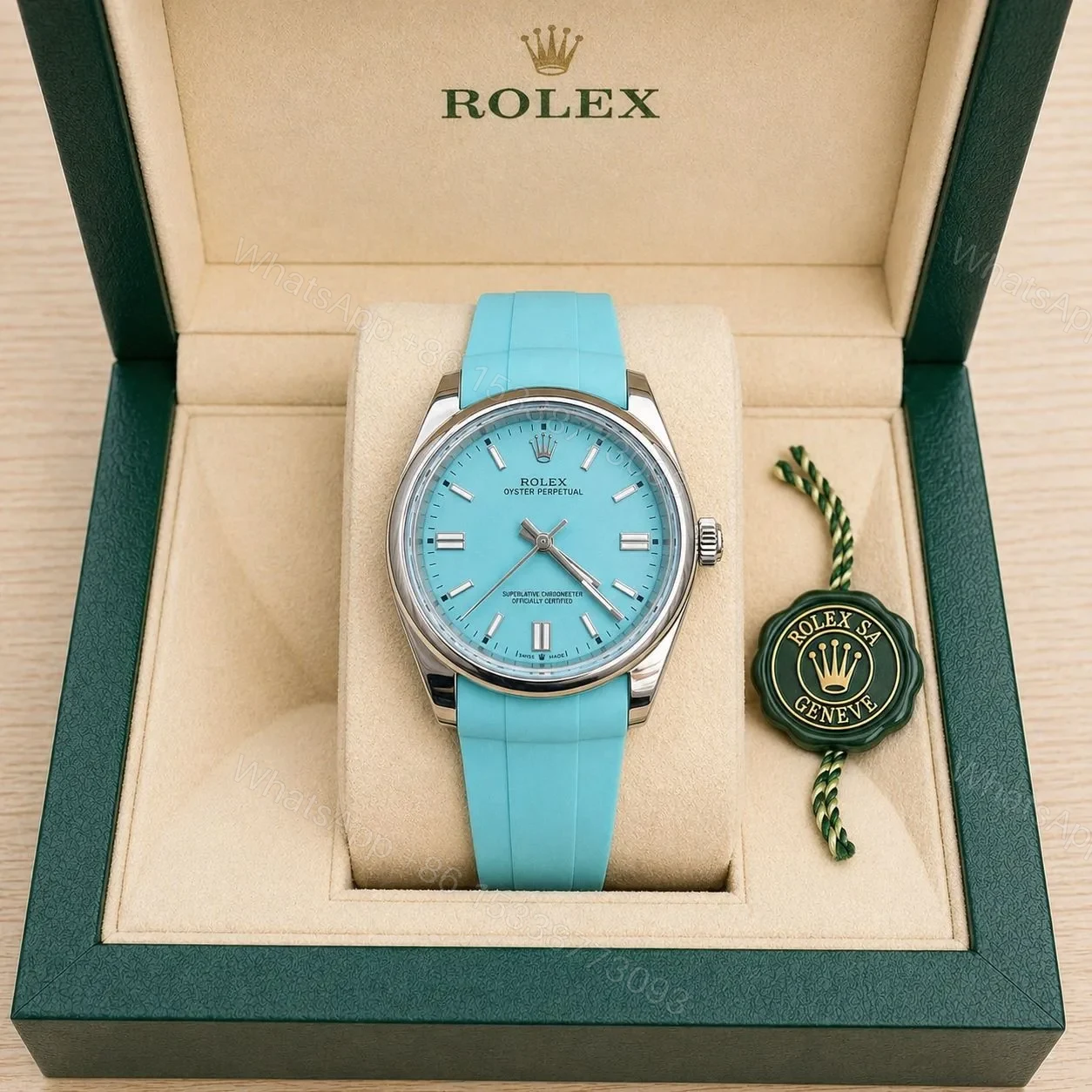 View 4 of Rolex Oyster Perpetual Tiffany Blue Edition