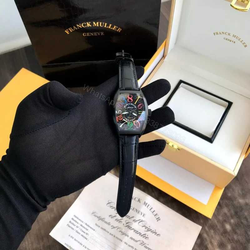 View 2 of Frank Muller Crazy Hours Black Dial Automatic 40mm