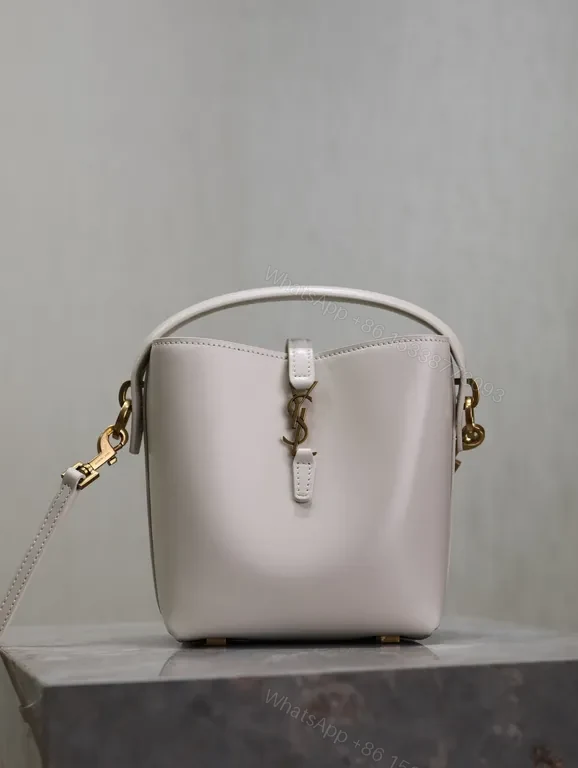 Bold YSL-Influenced Mini Satchel: Structured, Luxe, Crossbody Bag — view 1