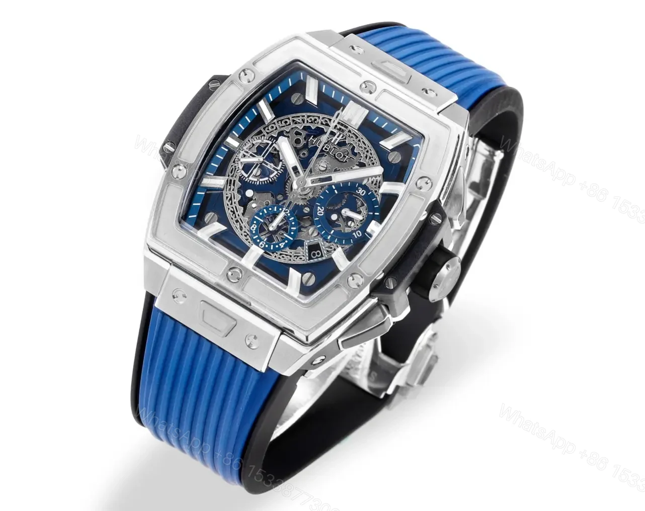 View 2 of WWF Factory Hublot Spirit of Big Bang Blue Watch