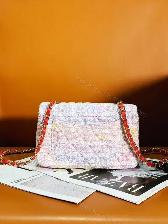 View 6 of Chanel-Inspired Tweed Flap Bag: Soft Luminosity Luxury Bag