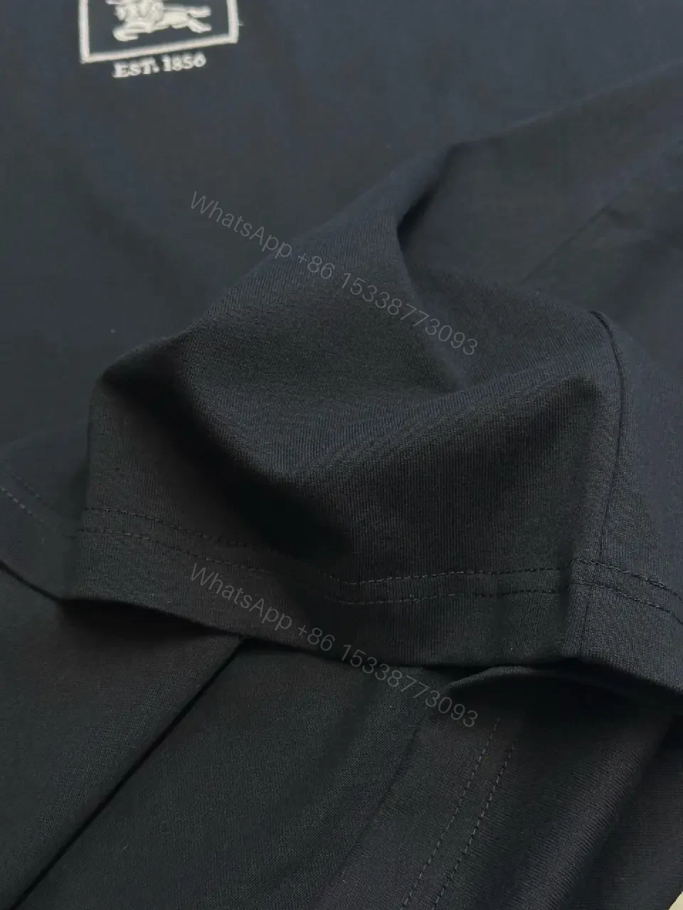 View 3 of Black Cotton Graphic Tee - Relaxed, Premium Streetwear Edge