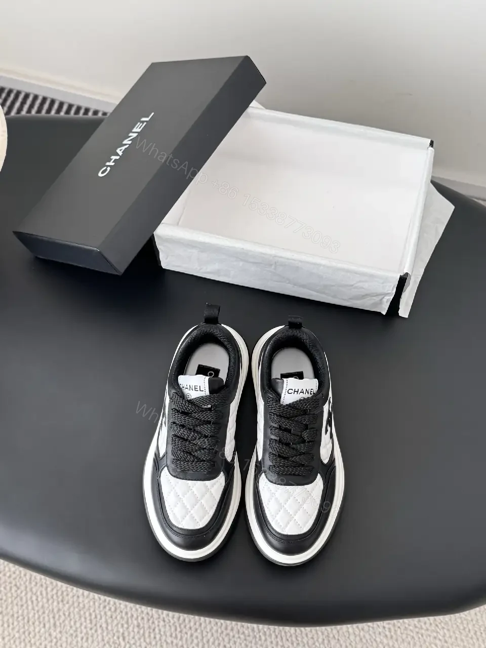 View 4 of Quilted Luxe Sneaker: Signature Motif, Everyday Sophistication