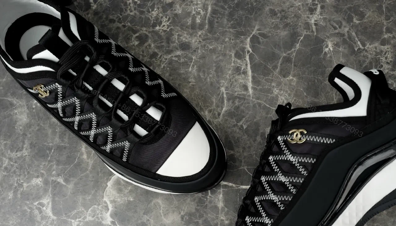 View 7 of Noir Knit-Trim High-Top Sneakers: Luxe Texture, All-Day Comfort