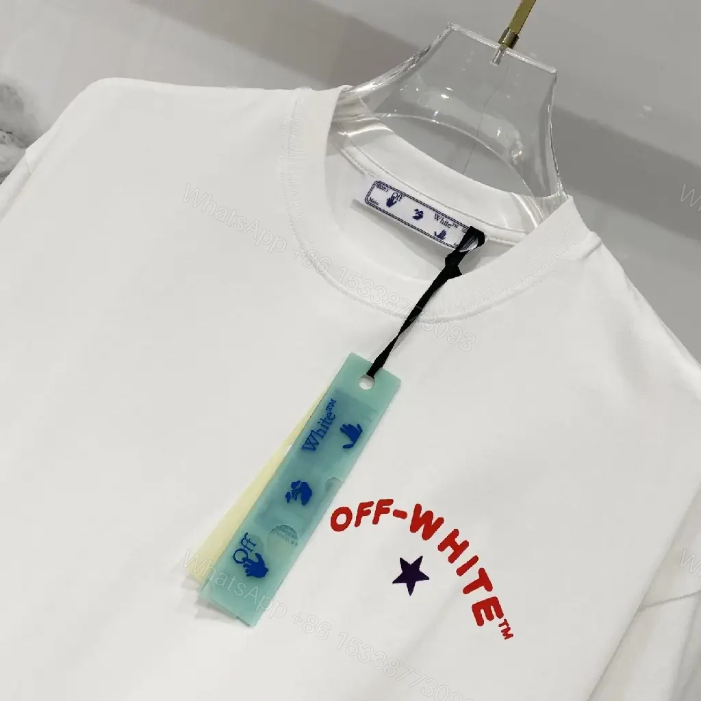 View 10 of Off-White Inspired Off-White Arc Minimalist Cotton Tee