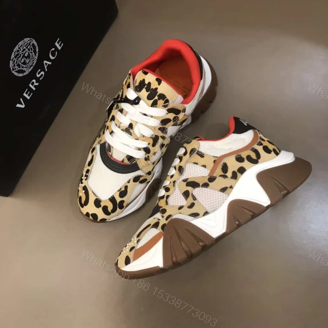 View 3 of VERSACE LEOPARD PRINT SNEAKERS – VS37
