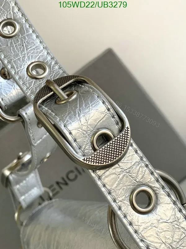 View 15 of Le Cagole XS Sling Bag White Dupe Balenciaga 2P1J37